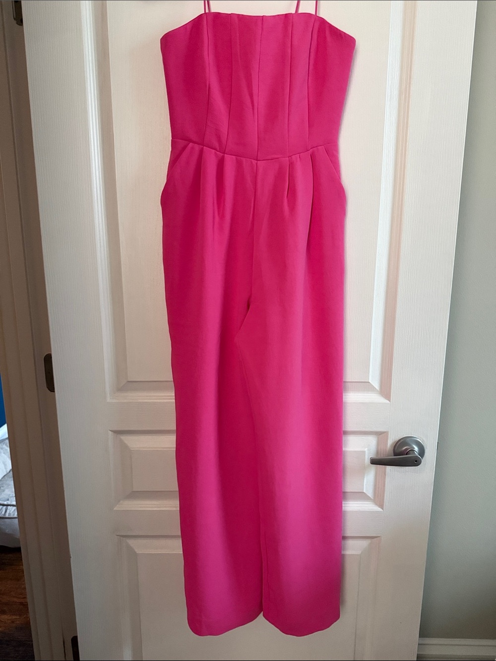 a new day Hot Pink Strapless Jumpsuit